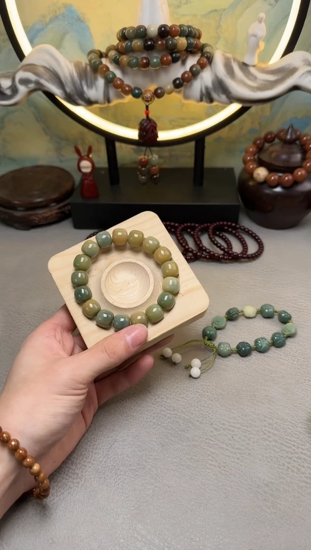 【闪购商品】菩提根/象牙果吊坠青芒桶珠12*13