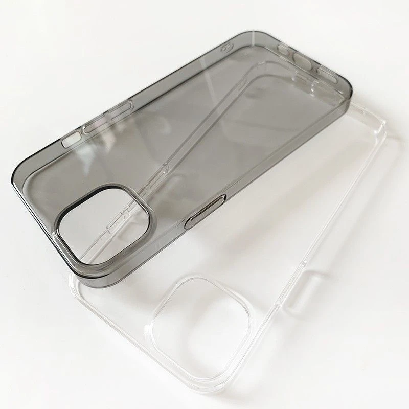 适用小红书爆款透黑硬壳苹果14手机壳13promax防尘网12全包超薄14