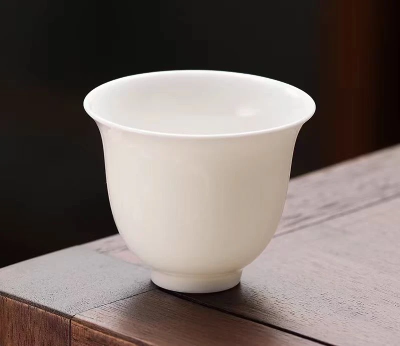 福茗堂羊脂玉白瓷杯