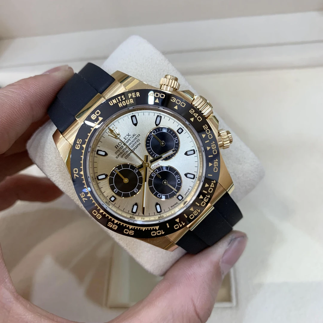 99新 Rolex/劳力士 M116518LN-0040 胶带余文乐 保卡：22年6月22日