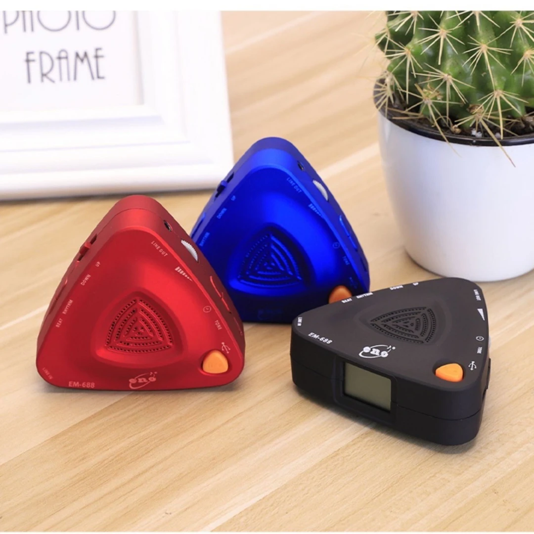中筝出品-节拍器-人声电子三角专业多功能充电款