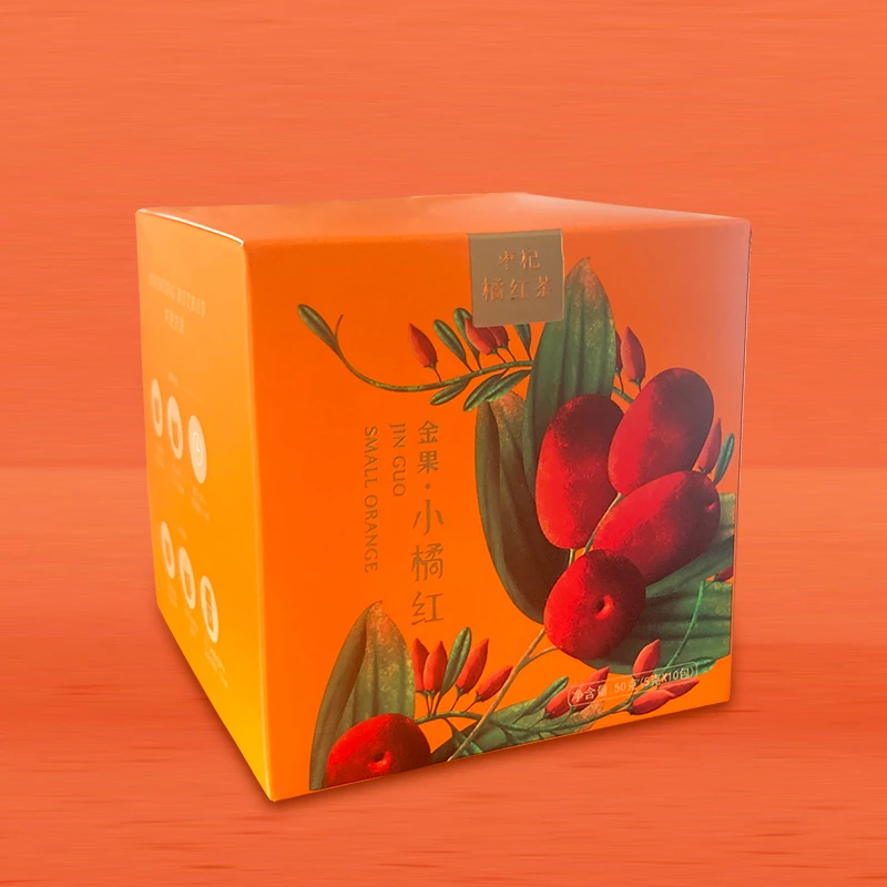 金果枣杞橘红茶优选红枣枸杞橘皮红茶茶叶泡水喝茶独立小袋50克