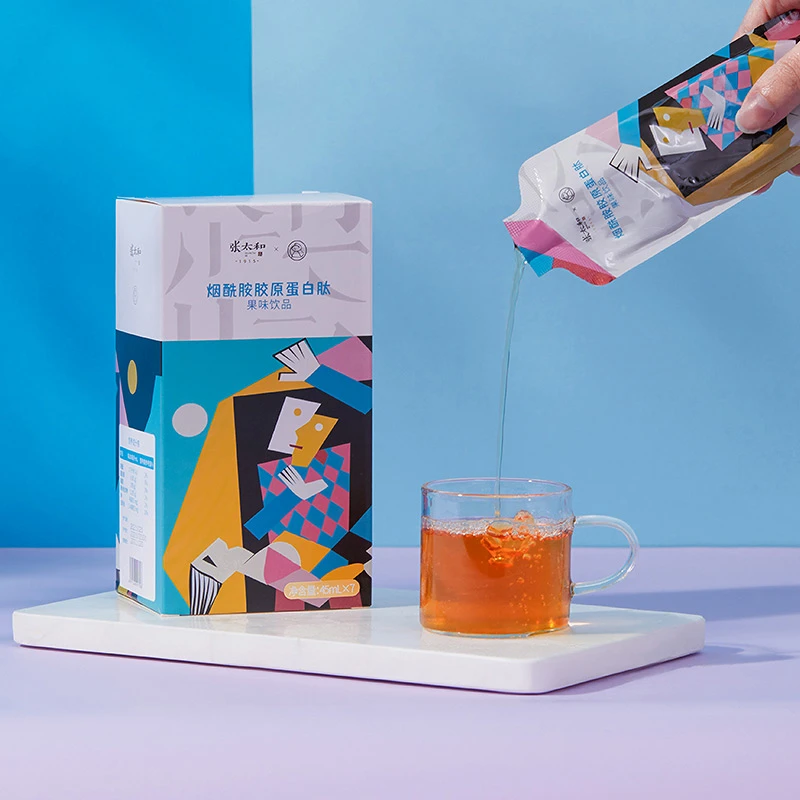 张太和 烟酰胺胶原蛋白肽315ml(7小袋)/盒 25年5月16日到期