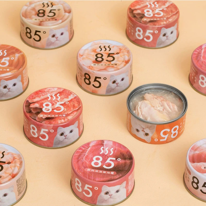 【零食罐】尾巴生活85℃浓汤慢炖罐猫罐头零食汤罐猫零食湿粮