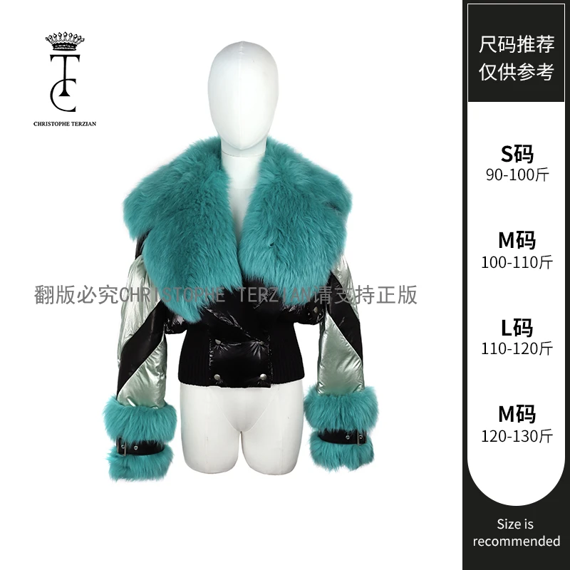 【B99官方旗舰店】女装时尚冬季保暖短款羽绒服 FGWDA10012-A