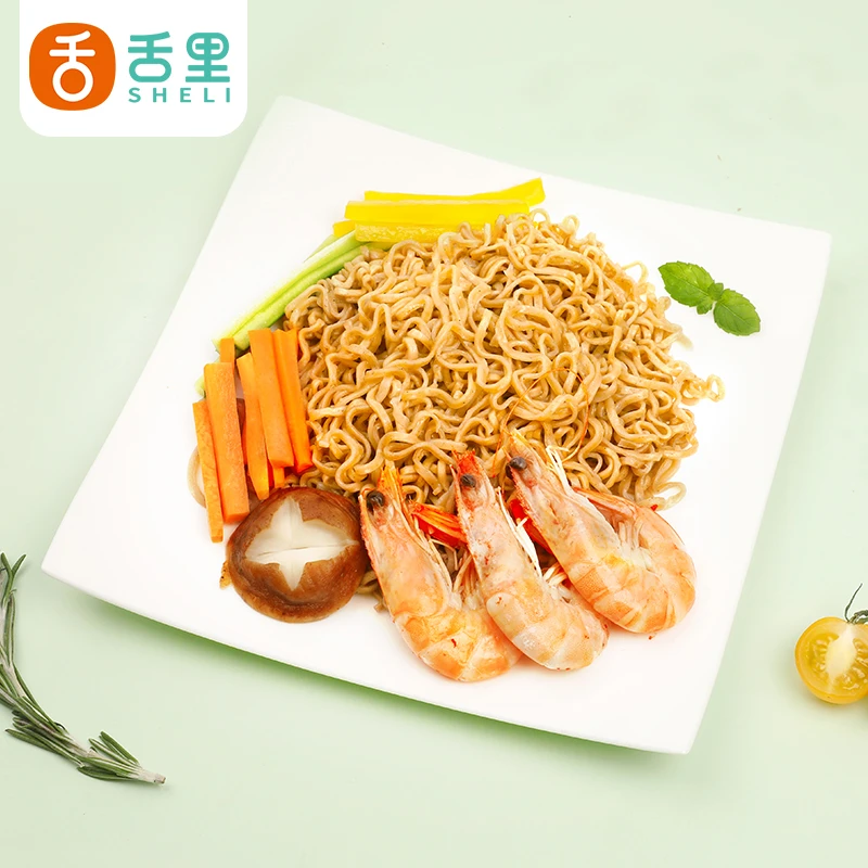 【补贴】舌里非油炸低脂肪荞麦面免煮冲泡主食代餐方便面60g*10袋