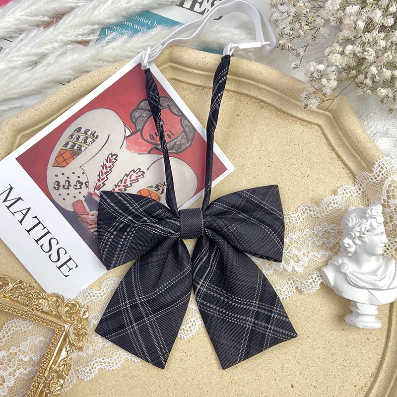 东京岁时记jk百搭制服黑色学生小物兔耳平角羽根西式花领碳素笔