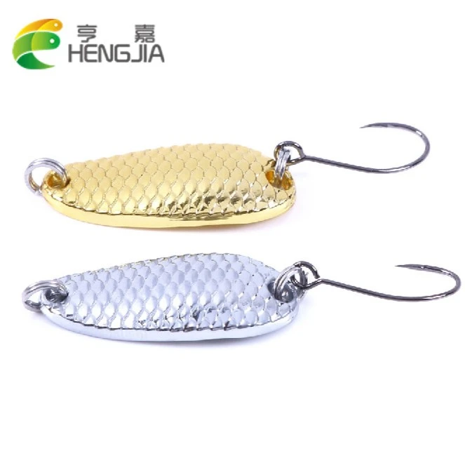 HENGJIA/亨嘉 新款路亚亮片鱼鳞水蛭马口 金属钓鱼假饵 鱼饵批发