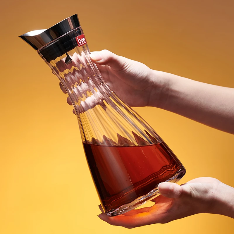 baer手工玻璃瀑布式醒酒器快速家用葡萄酒分酒器水晶红酒酒壶酒扎