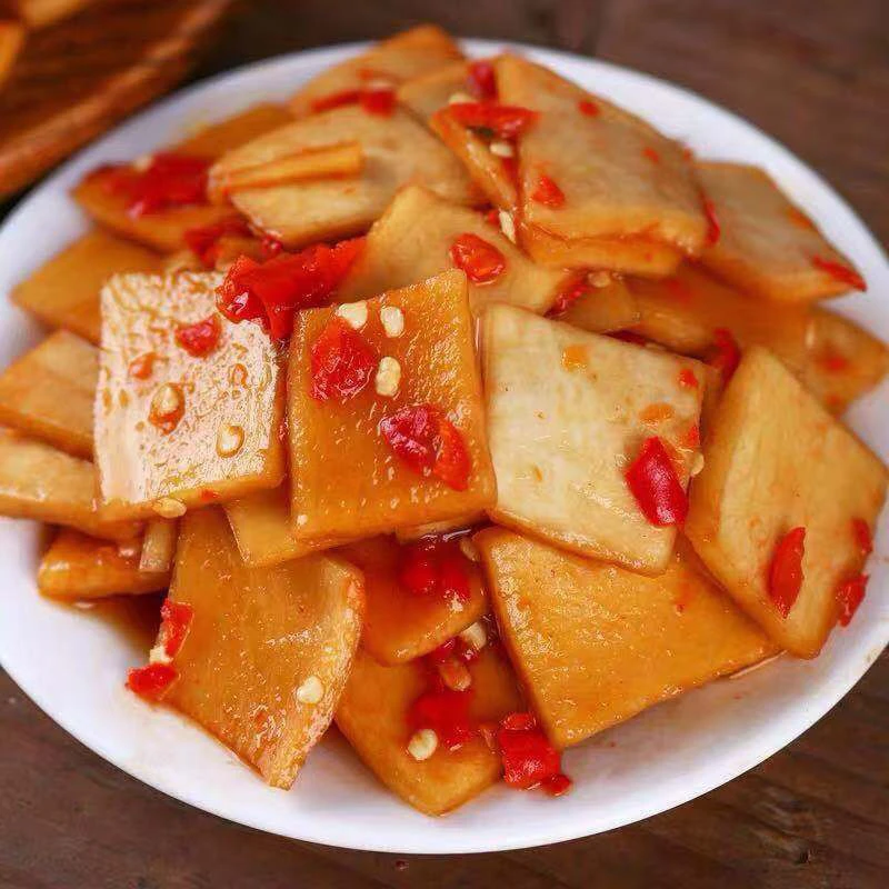 华溢食品醋泡白萝卜皮湖南绿色特产鲜香小吃即食下饭菜零食脆爽口