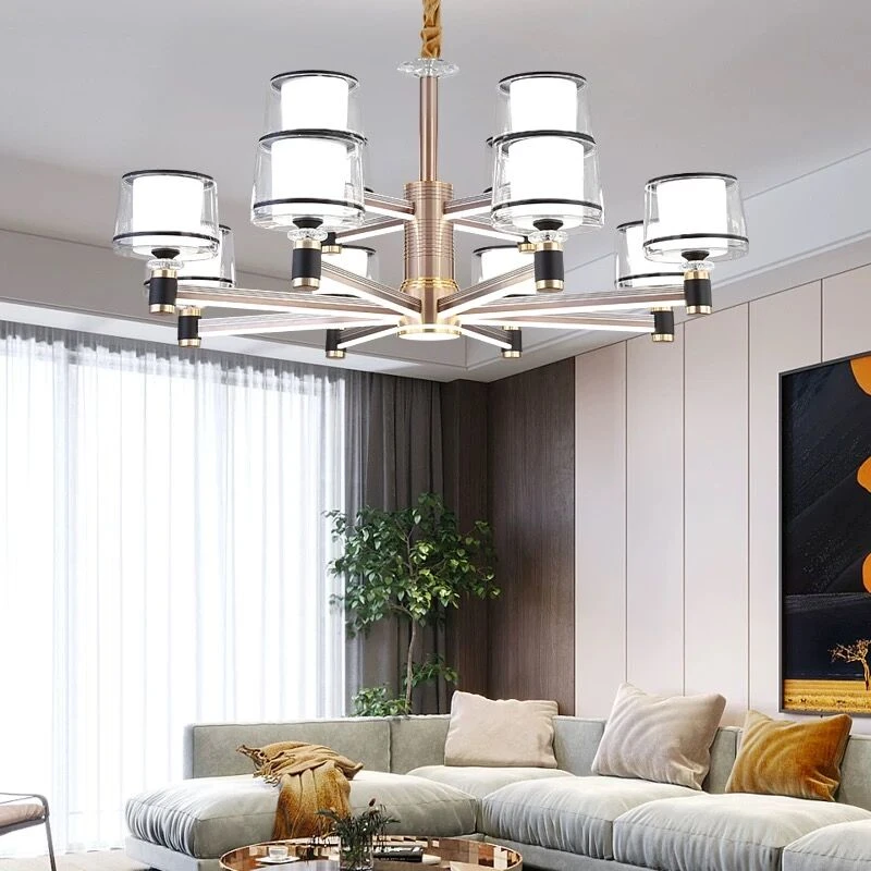 北欧现代简约款吊灯三房两厅 四房两厅套餐客厅餐厅轻奢大厅家用