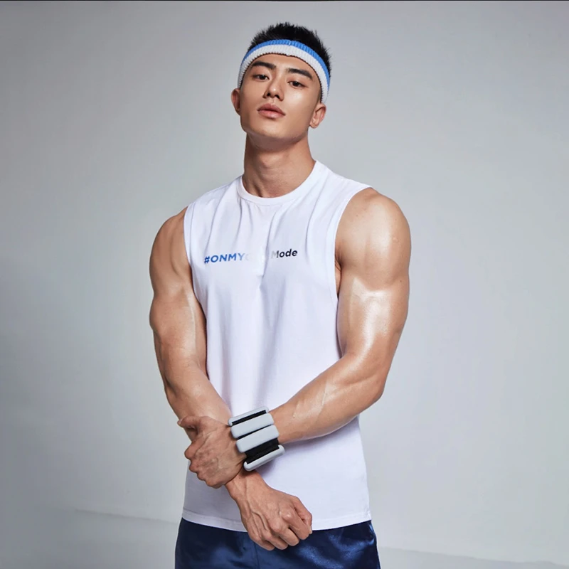 【OMG潮牌】跑步吸汗速干无袖快干宽肩运动背心男肌肉训练健身男子