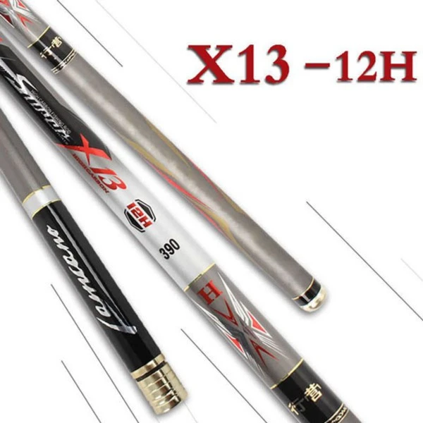 行营钓具X13 12h鱼竿钓鱼舒适伸缩耐磨合金碳素耐用纤维品牌展示