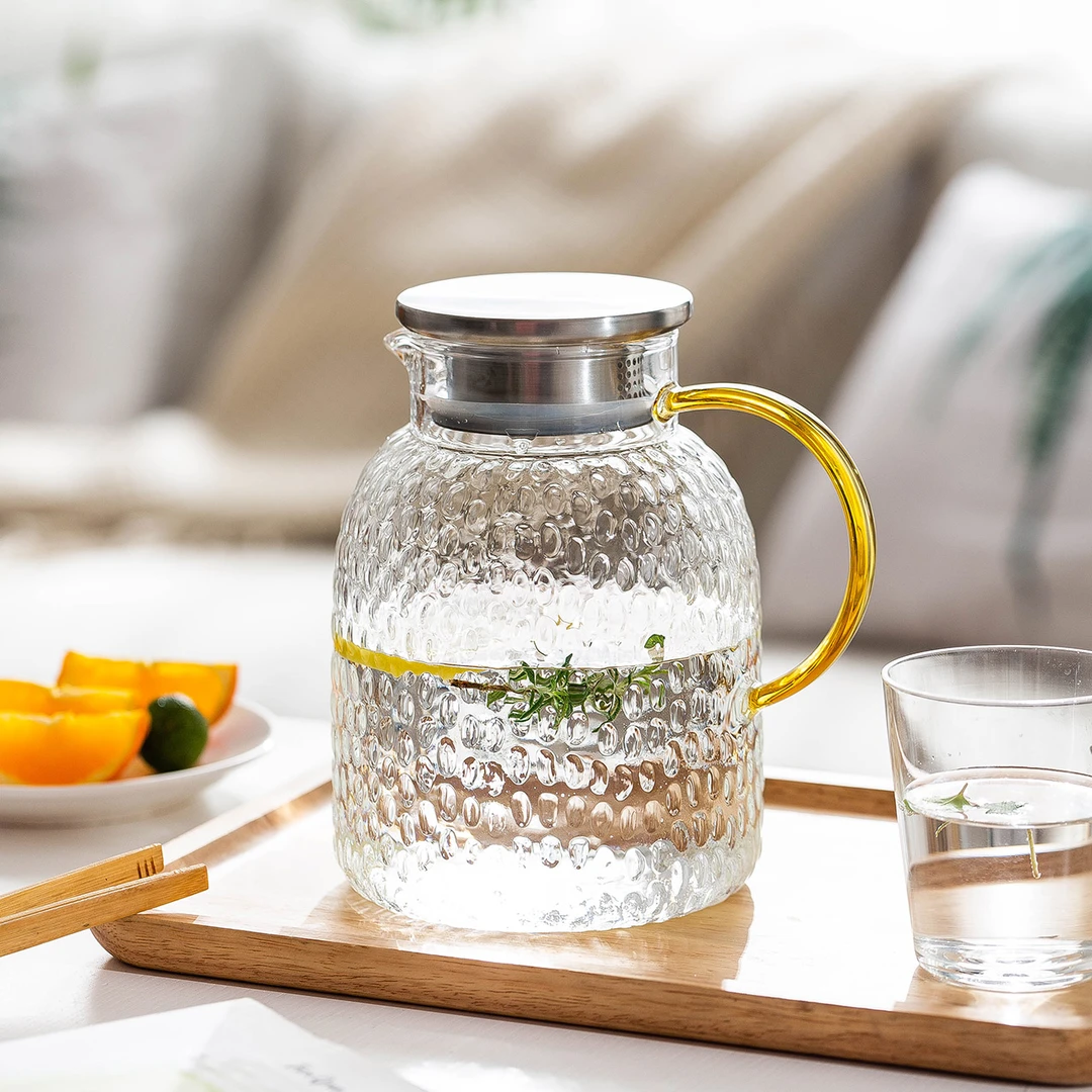 【摩登主妇】家用耐高温玻璃水壶可加热煮花茶壶水壶水杯水具套装