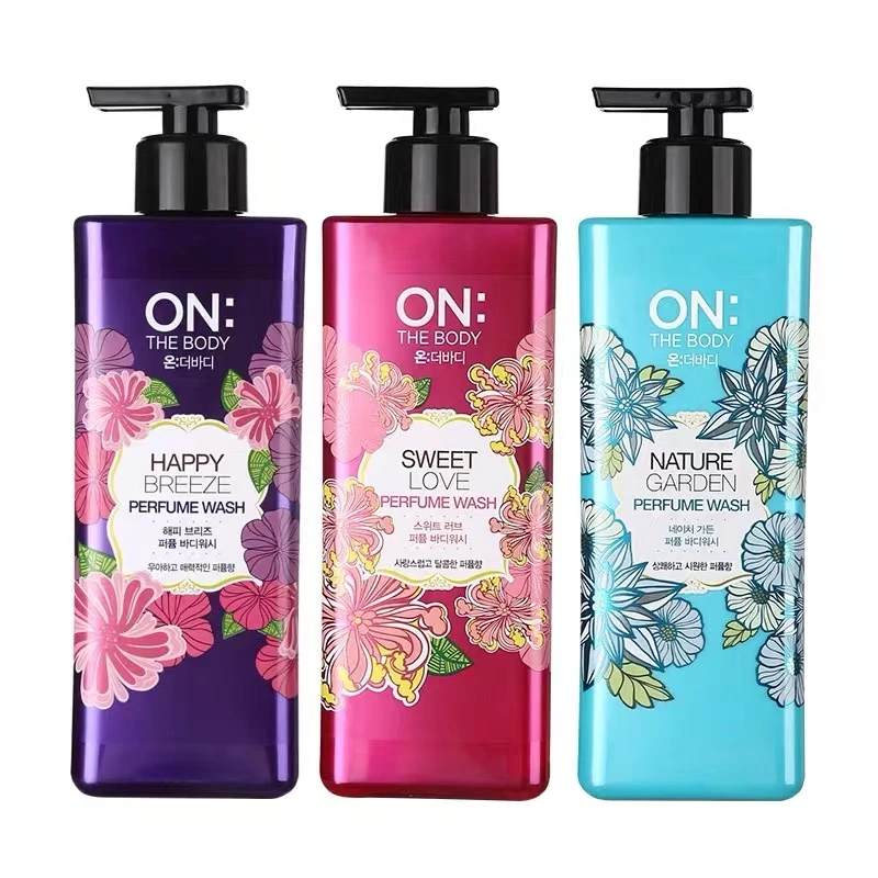 【rose专属】韩国进口安宝笛香水保湿沐浴露持久留香清洁500ml