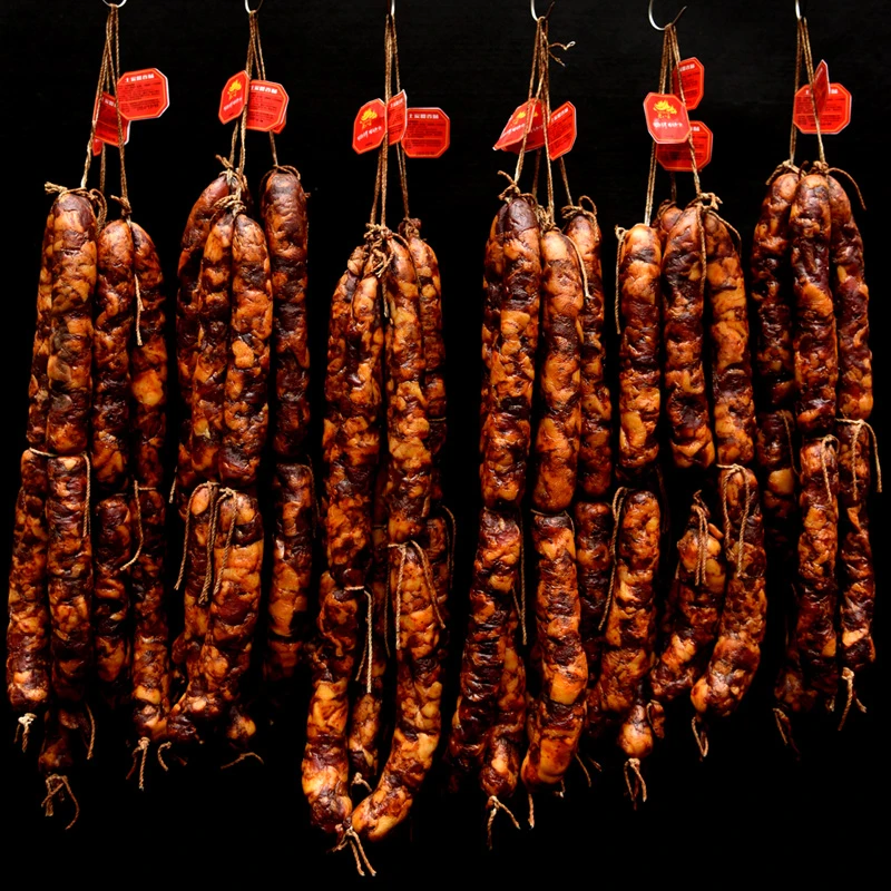 【杨会长定制】腊肠优选农家土猪肉柴火烟熏美味香肠45/斤湘西特产
