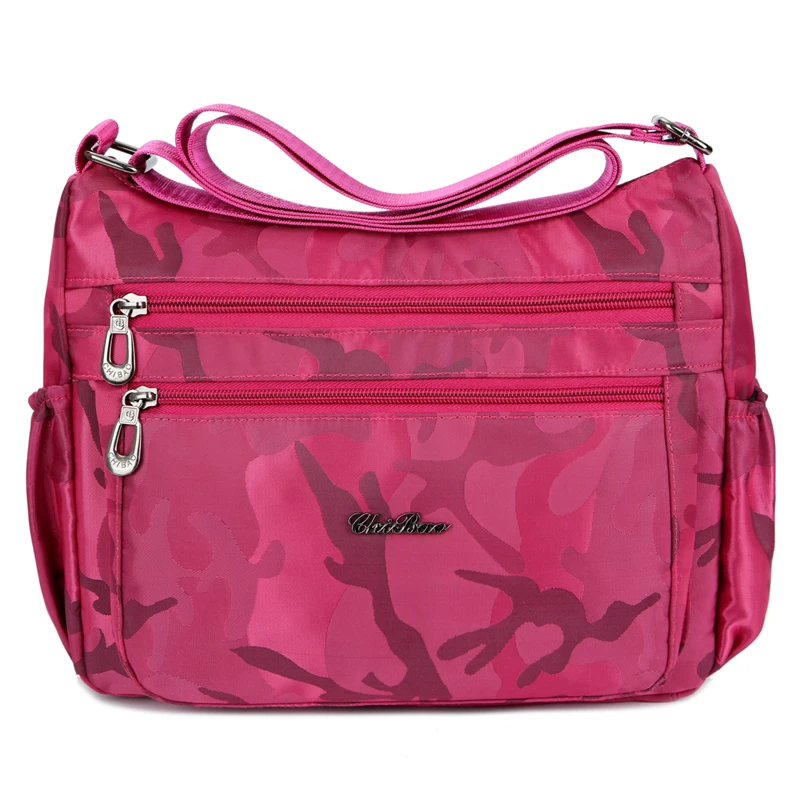 斜挎包女包时尚百搭防水尼龙包布包女士跨包老年包女斜跨尼龙2118