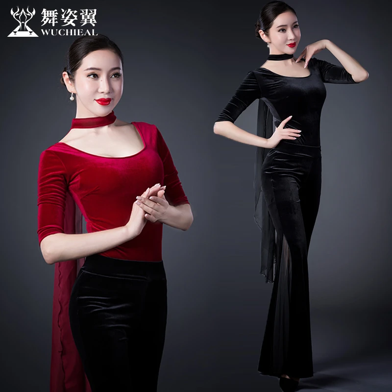 XT0002 舞姿翼修身形体礼仪服 舞蹈瑜伽训练功服 单上衣 单裤子