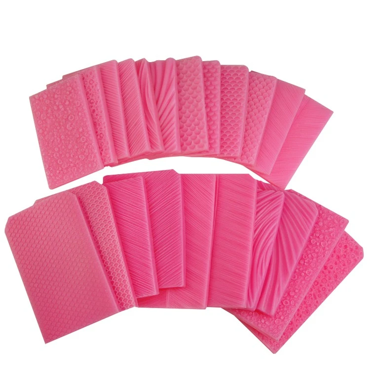 孔明糖艺硅胶模写实鱼尾鱼鳞鱼鳍鸟尾鱼皮模压金鱼尾巴雪媚娘模具