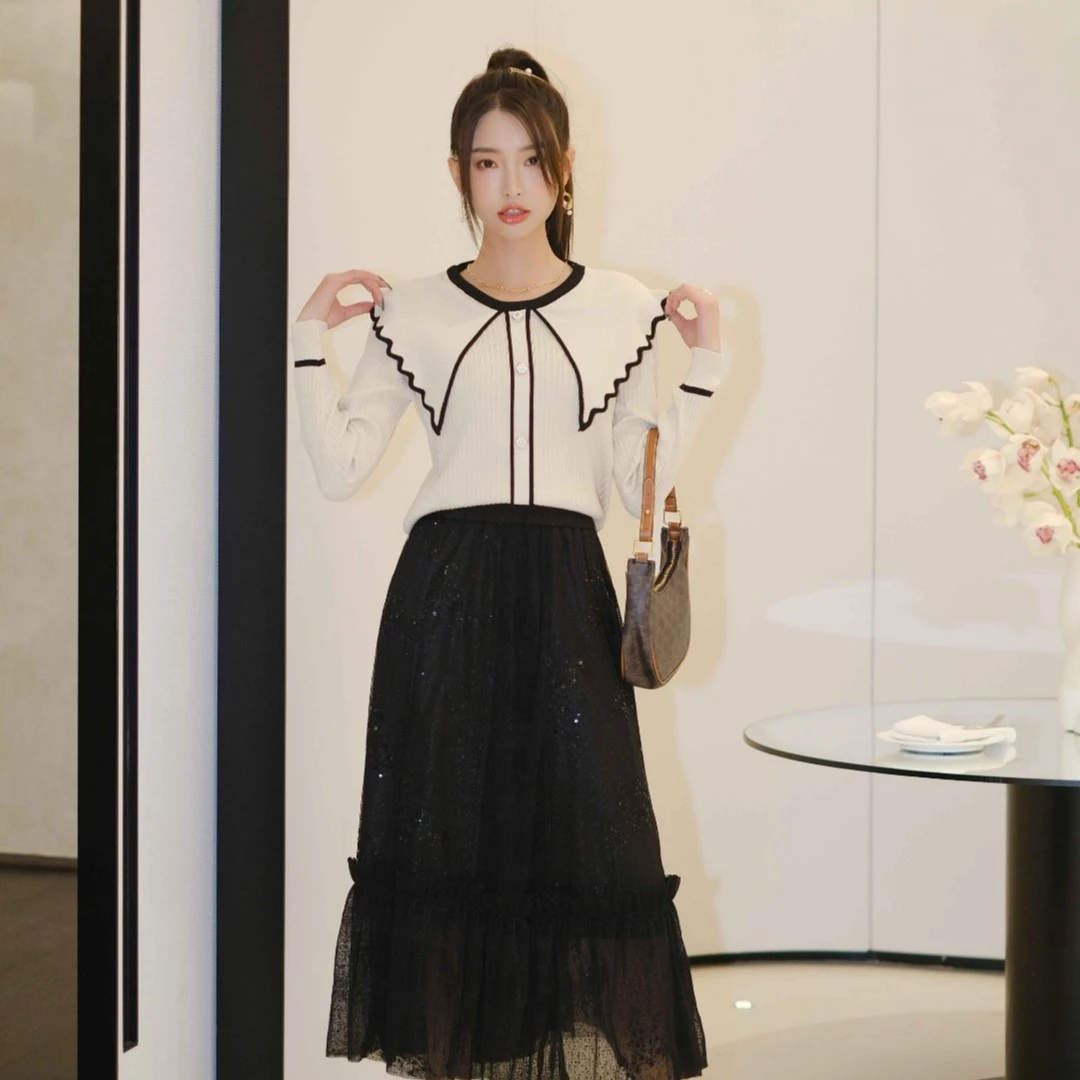 【小云总专属】RB 小香风蕾丝显瘦名媛气质轻奢减龄半裙 RQ22149622