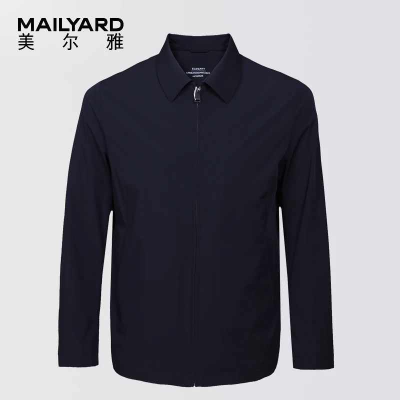 MAILYARD/美尔雅夹克男 春夏新款商务休闲男士翻领夹克 171