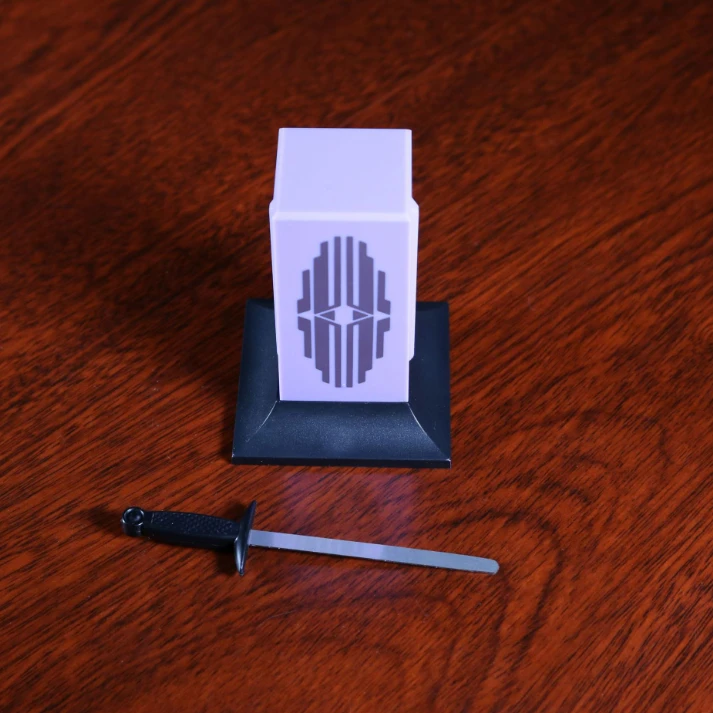 【近景魔术道具 穿心剑 剑穿戒指 简单易学 效果震撼 街头魔术】