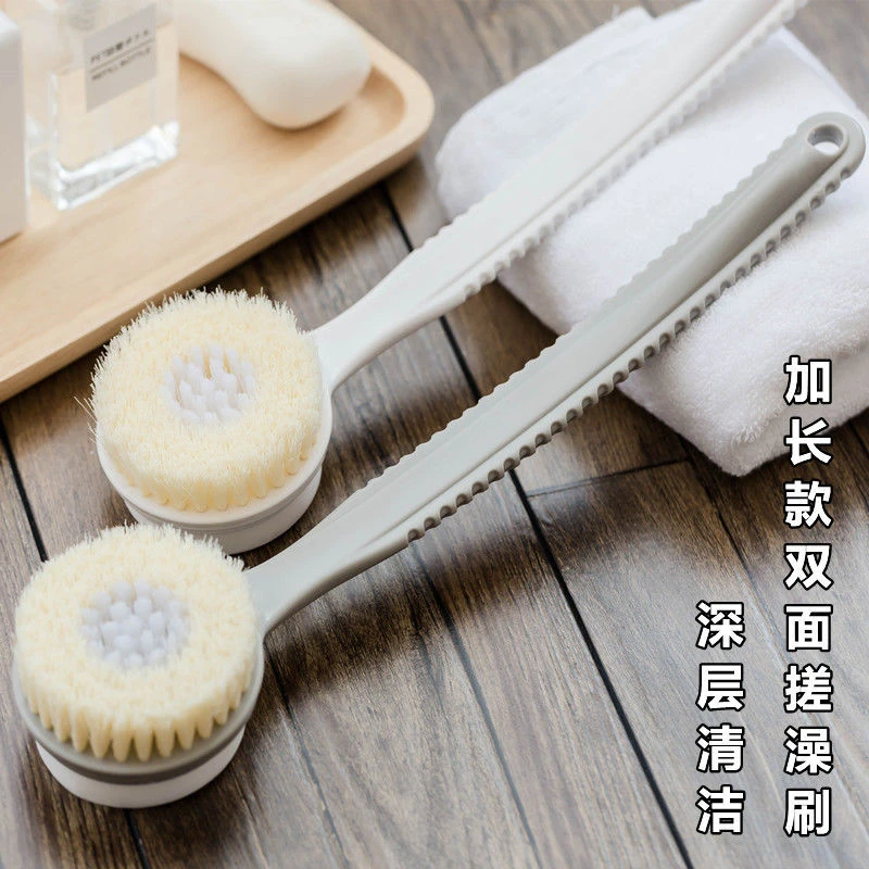 搓澡海绵沐浴擦背长柄强力搓泥不求人搓澡巾女后背洗澡刷搓背神器
