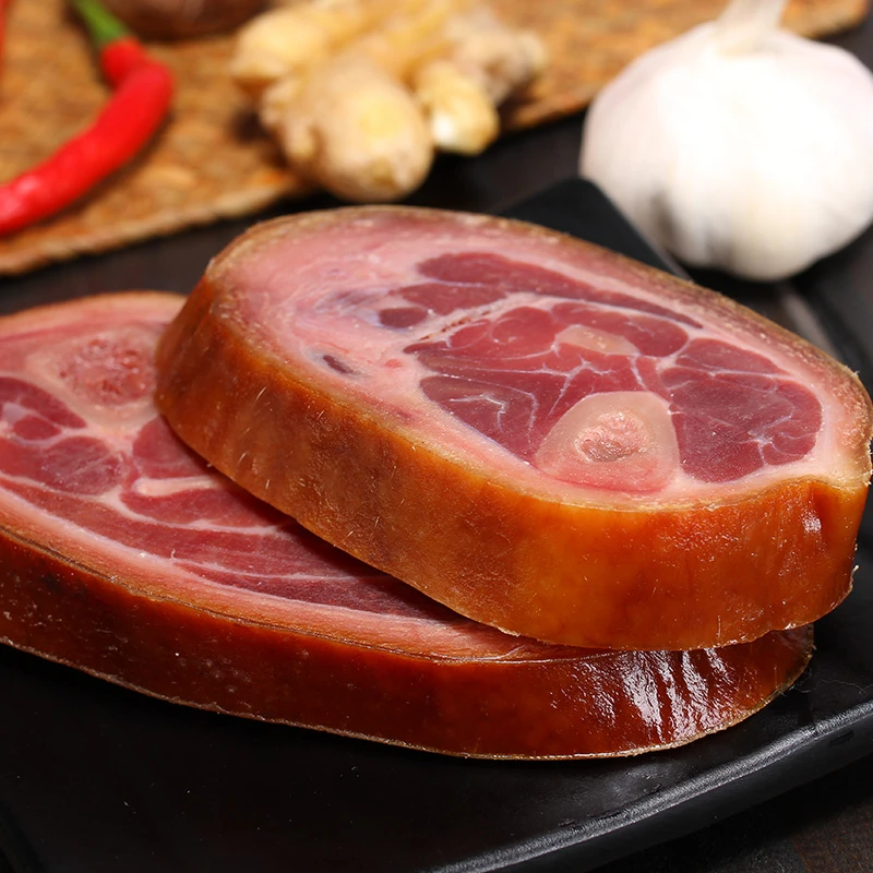 【直接拍】皇中皇 正宗金华火腿肉蹄髈块片500g家庭装酒店调味