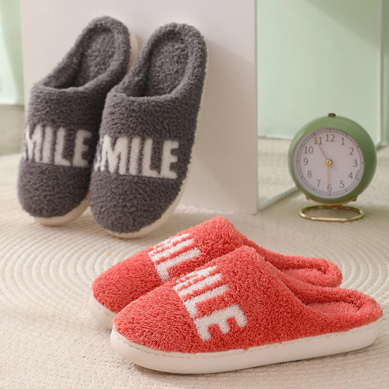 蚂蚁绒 洁丽雅居家棉拖 情侣男女防滑保暖家用室内毛绒棉拖秋冬