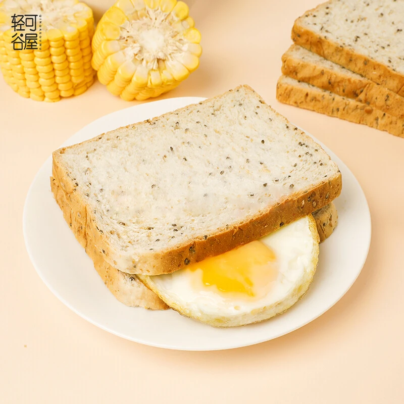 【魅力团专属】轻可谷屋 奇亚籽VC全麦吐司1000g16包32片