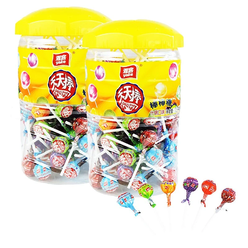 雅客口味棒棒糖天天棒散装水果味零食糖果散装整箱儿童小吃礼盒