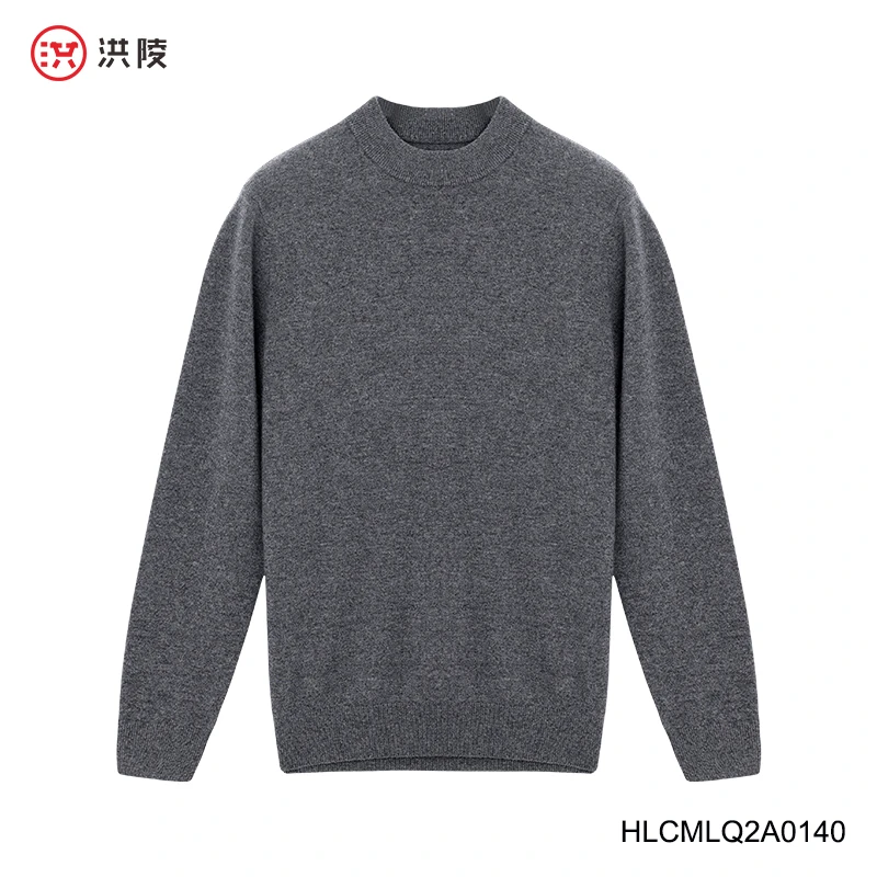 洪陵HOLIR【经典】男士半高领山羊绒衫秋冬舒适保暖休闲套头0140