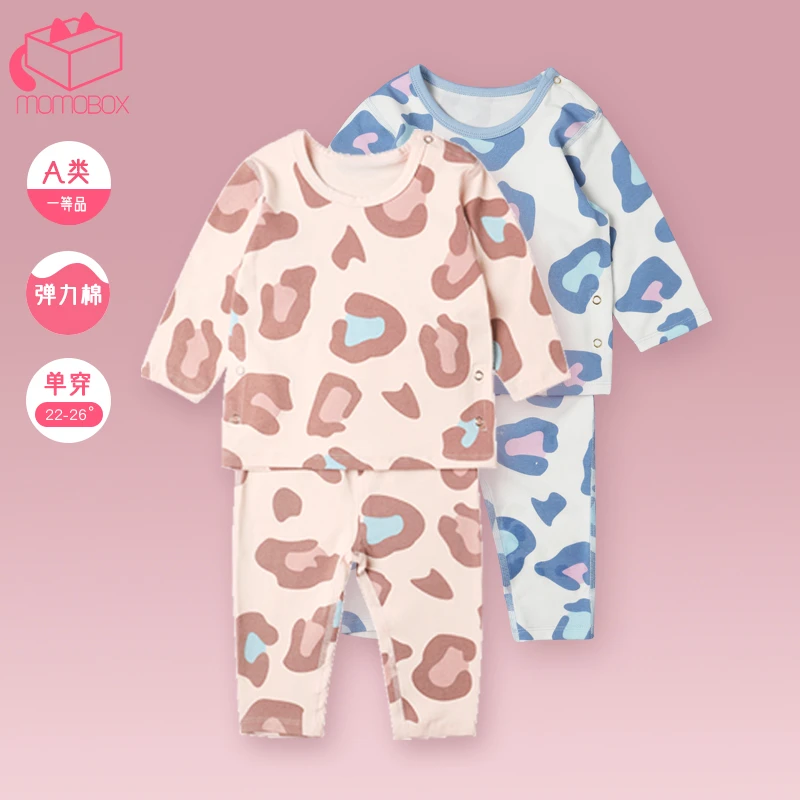 MOMOBOX豹纹系列薄款分体套装