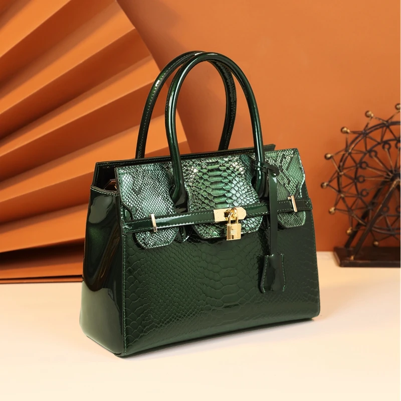 压纹铂金包高级感手提大包大容量凯莉包包女2023新款潮单肩包女包