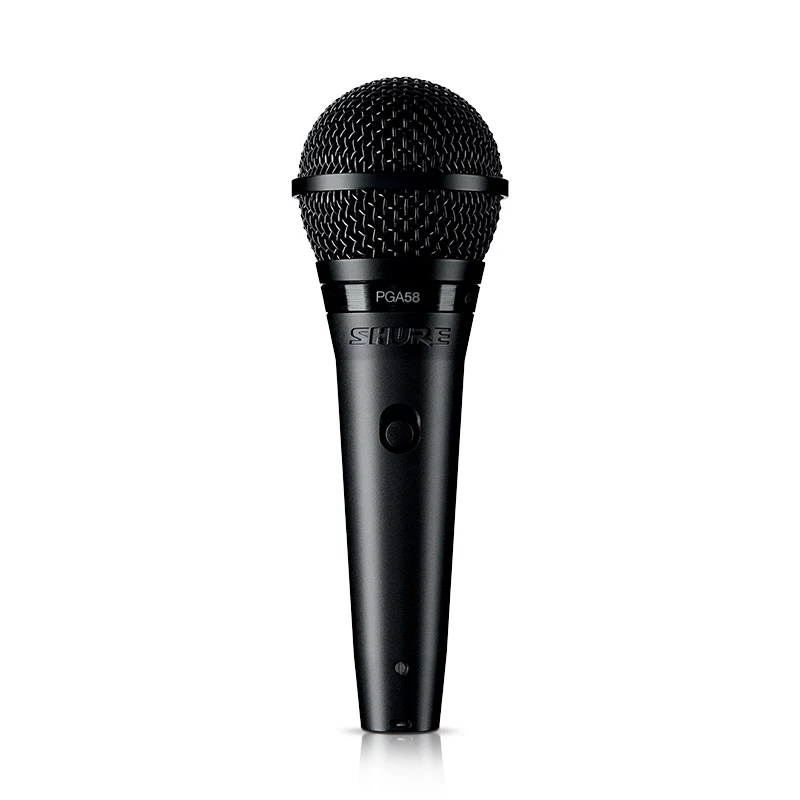 Shure/舒尔 PGA58有线人声动圈话筒手持麦克风家用KTV 吉他弹唱