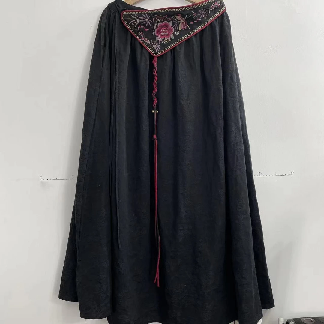 862腰封提花半裙（长95