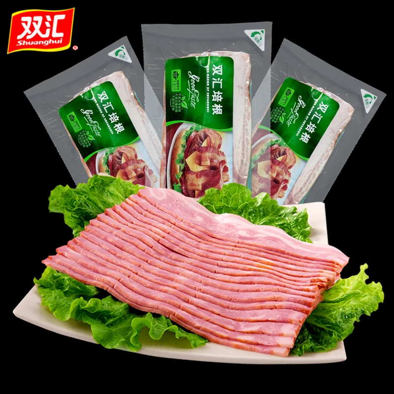 双汇培根 240g*2袋火腿切片早餐家用午餐肉三明治手抓饼披萨批发