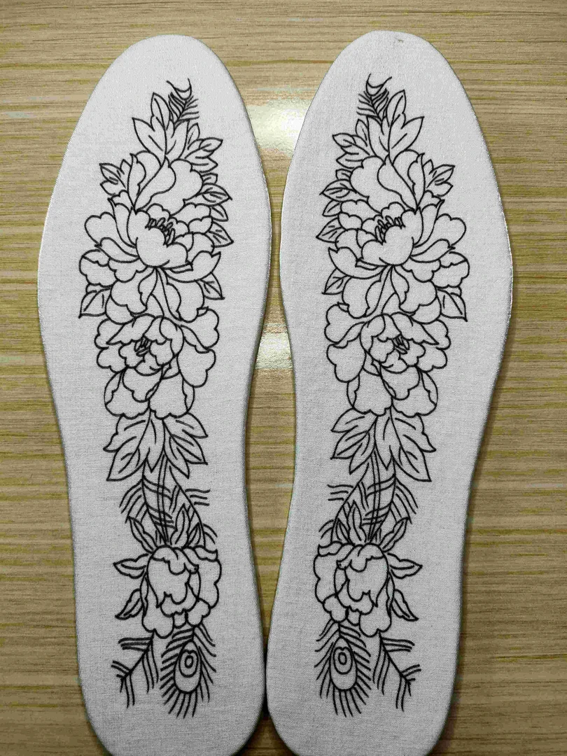 纯手工绣花鞋垫鞋垫子五双包邮送针线十双送一斤涤丝线送一包
