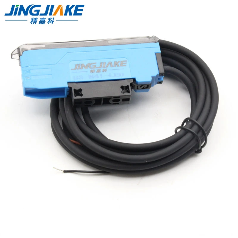 精嘉科LED光源检测光纤放大器传感器BS-N41-LED直流3线常开+常闭