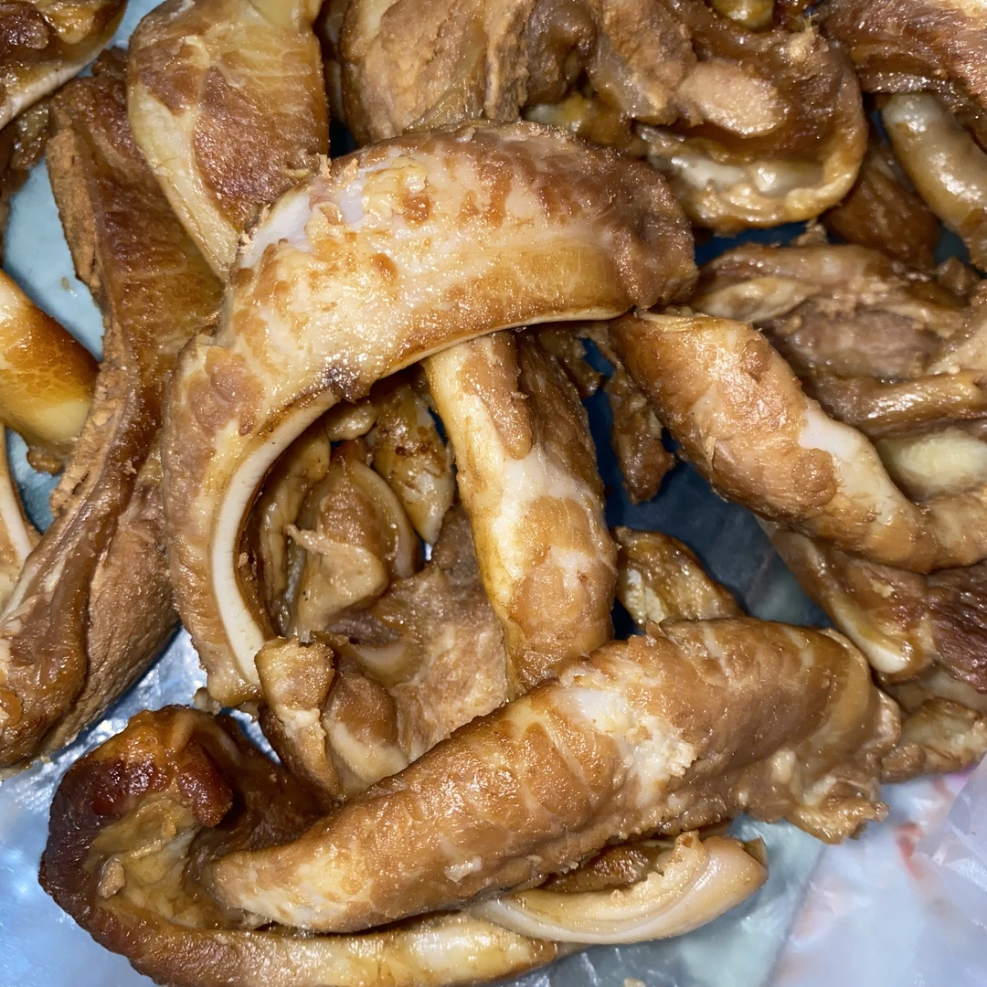 哈尔滨商委熏酱月牙骨散装500g即食