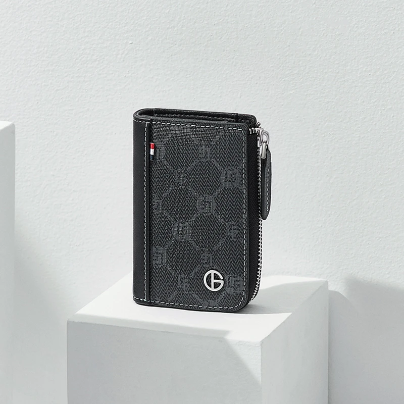 GOLF/高尔夫男士多卡位钱包零钱包驾驶证位卡包男手拿包男包钱夹