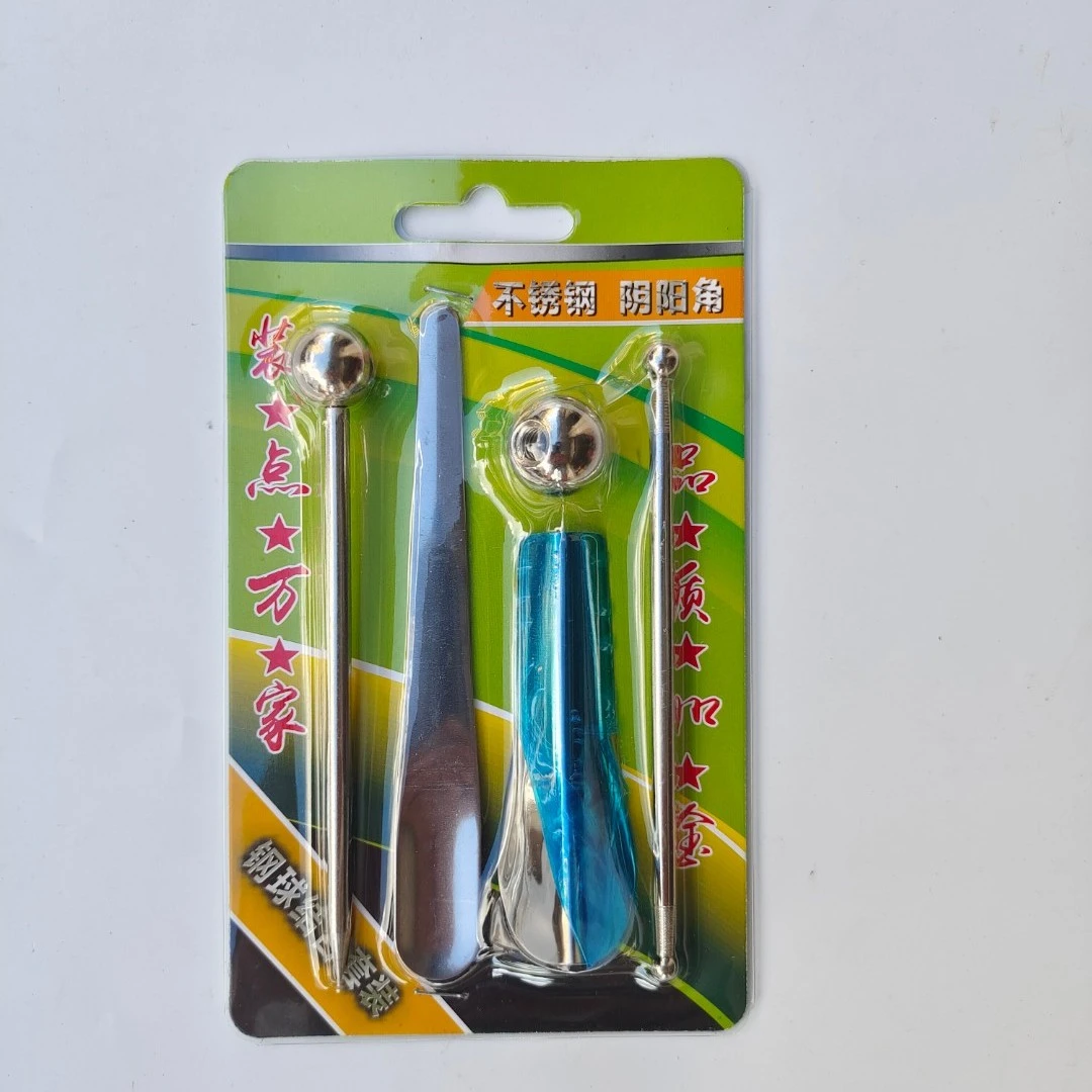 不锈钢阴阳角压片压缝神器划缝器压缝钢球美缝剂施工工貝美缝套装