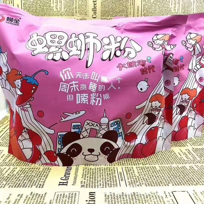柳全螺蛳粉 粉色系柳州360克袋装速食方便食品批发 方便螺蛳粉