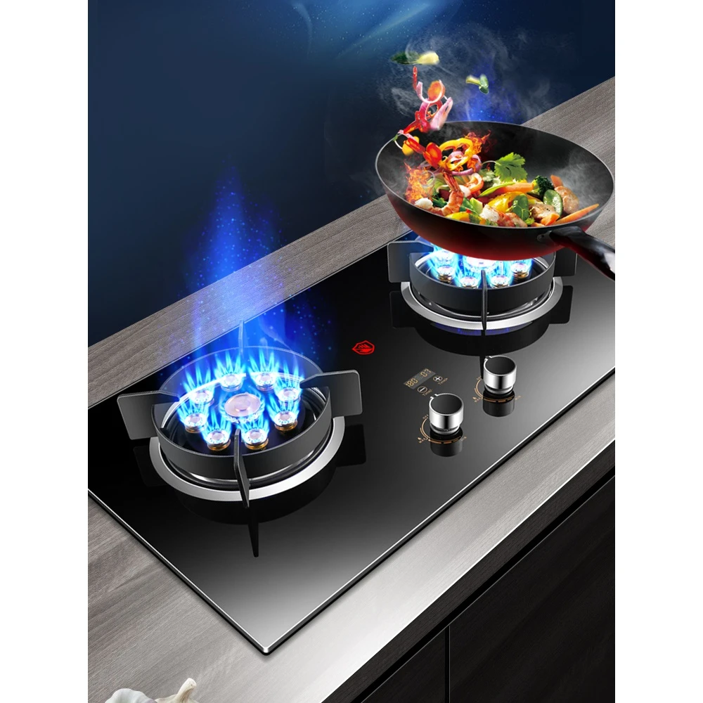 惠普好太太煤气灶家用双灶台式嵌入式两用天然燃气灶液化猛火炉具