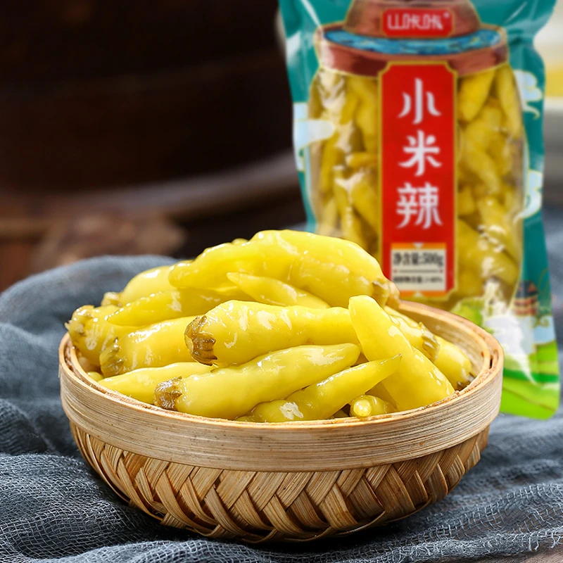 贵州特色泡椒小米辣精选遵义辣椒老坛酸辣泡椒泡凤爪剁椒500g