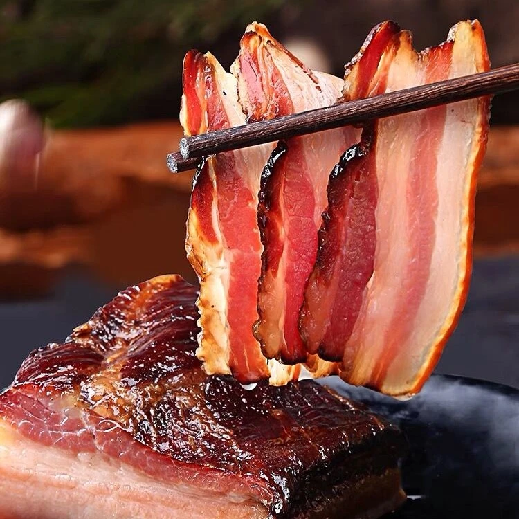 【五花腊肉】四川手工烟熏五花腊肉经典传统风味500g/袋 炒菜下酒
