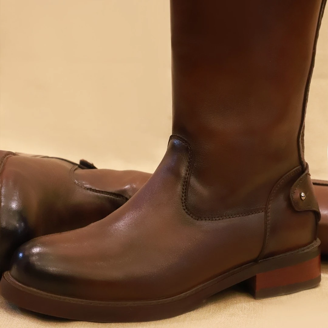 藏式男士牛皮靴子