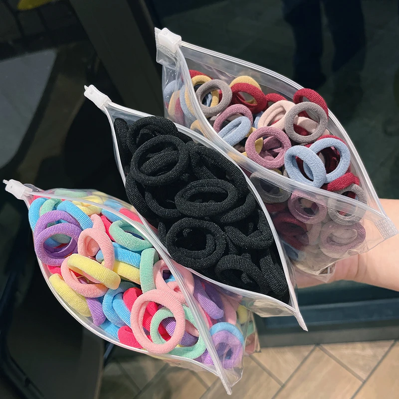 小号儿童发圈宝宝头绳毛巾圈橡皮筋扎辫子女童女孩发饰皮套高弹力