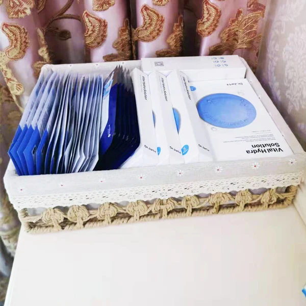 浅筐编织收纳套三