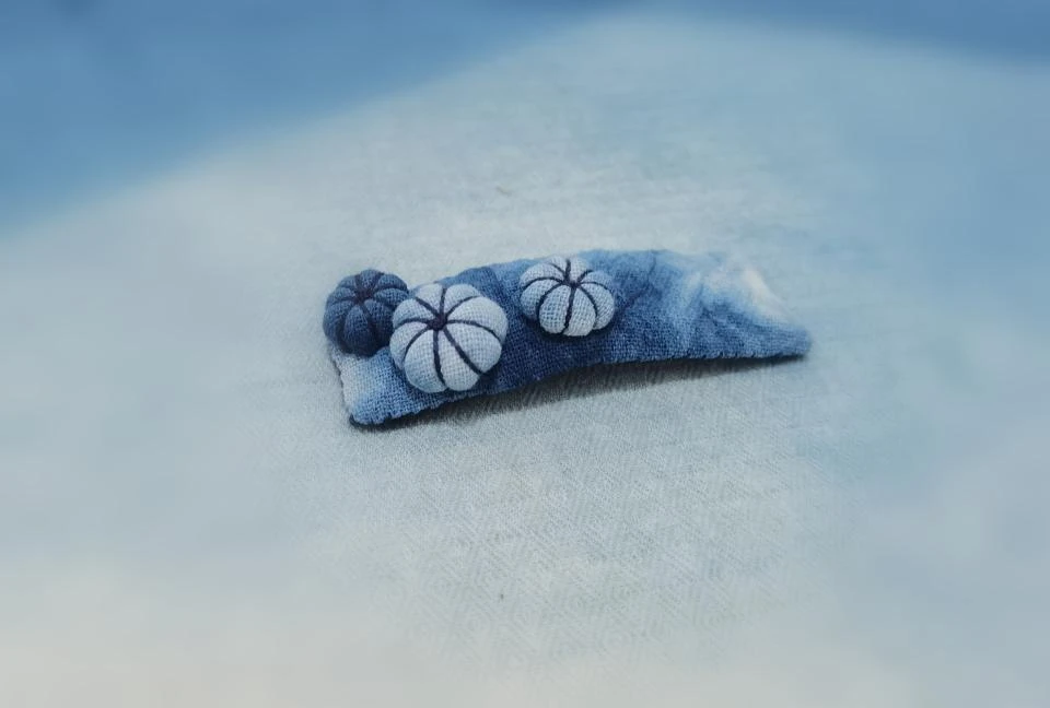 手工布艺扎染发夹（私人订制）